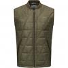  Vintage Weste Victor Herren (Olive Mélange/Schwarz) 