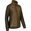  Fleece Jacke Kora Damen (Dunkelbraun) 