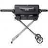  Tragbarer Holzkohle Grill und Smoker mit Wagen 