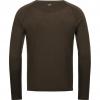  Merino Base Layer Roundneck Jonar Herren (Dunkelbraun) 
