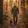  Lodenfleece-Jacke Geo Pro Membran Herren (Oliv) 
