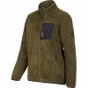 Faserpelzjacke Alva Damen (Oliv/Schwarz) 