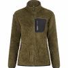  Faserpelzjacke Alva Damen (Oliv/Schwarz) 