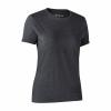  2er-Pack Ladies Basis T-Shirts Damen (Adventure Green Melange, Grey Melange) 