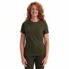  2er-Pack Ladies Basis T-Shirts Damen (Adventure Green Melange, Grey Melange) 
