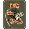  Blechschild - Rute raus der Spass beginnt 