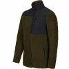il Lago Basic Faserpelzjacke Kanada Herren (Oliv/Schwarz) 
