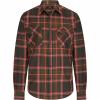  Hemd Leon Herren (Oliv/Rot) 