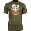  Ground Wild T-Shirt Herren (Dunkeloliv) 