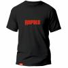  Red Logo T-Shirt Herren (Black) 