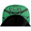  Skull Flatbill Cap (Black/Green) 