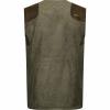  Vintage Wing Weste Herren (Olive Mélange/Schwarz) 