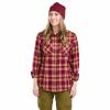  Felicia Shirt Damen (Burgundy/Olive Green) 