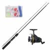  Spinnruten Komplett Set Starter 