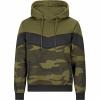  Hoodie Nevis Herren, beheizbar (Oliv/Schwarz/Camouflage) 