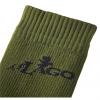  Socken Unisex, wasserdicht (Oliv/Schwarz) 