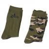  Set Of 5: Socks Unisex (Camouflage/Olive) 