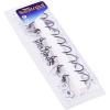  Rigged Seatrout Single Hooks (Schwarz) 