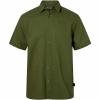  Värnamo Hemp Mix S/S Shirt Herren (Pine Green) 