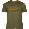 Fish T-Shirt Herren (Green) 