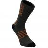  2er-Pack Bambussocken Unisex (Dark Khaki/Orange) 
