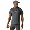  Men's Fingal Slogan T-Shirt Herren (Dark Storm) 