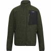  Scaris Strickfleecejacke Herren (Dark Khaki) 