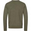  V-Neck Merino Sweater Herren (Dunkel Oliv) 