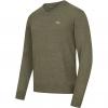  V-Neck Merino Sweater Herren (Dunkel Oliv) 