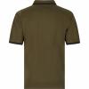  Poloshirt Pique Herren (Oliv) 