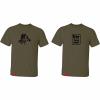  Set Of 2: Wild & Wear T-Shirt ‘Der Mit Dem Hund Jagt’ Men (Olive) 