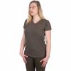  Women's Clothing V-Neck Damen (Smoky Gray/Green Mottled) 