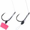  Method feeder hook with cord stopper 