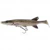  3D Pike Shad (White Pike) 