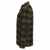 Il Lago Hemd Boreal Check Herren (Oliv/Schwarz) 