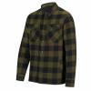 Il Lago Hemd Boreal Check Herren (Oliv/Schwarz) 