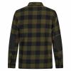 Il Lago Hemd Boreal Check Herren (Oliv/Schwarz) 