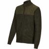 Il Lago Strickfleecejacke Alpenblick Herren (Oliv) 