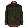  Wende-Faserpelzjacke Bergfjord LTX Herren (Dunkel Oliv/phantomX Orange Blaze) 