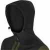  Strickfleece-/Softshell-Jacke Wildland Herren (Oliv/Schwarz) 