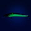 C4 Minnow - Spine | Green Pumpkin (Glow) 