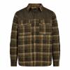  Youth Elbert Padded Shirt Jacket Children (Brown Check) 