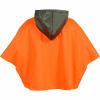  Wendbarer Regenponcho Herren (Khaki/Orange) 