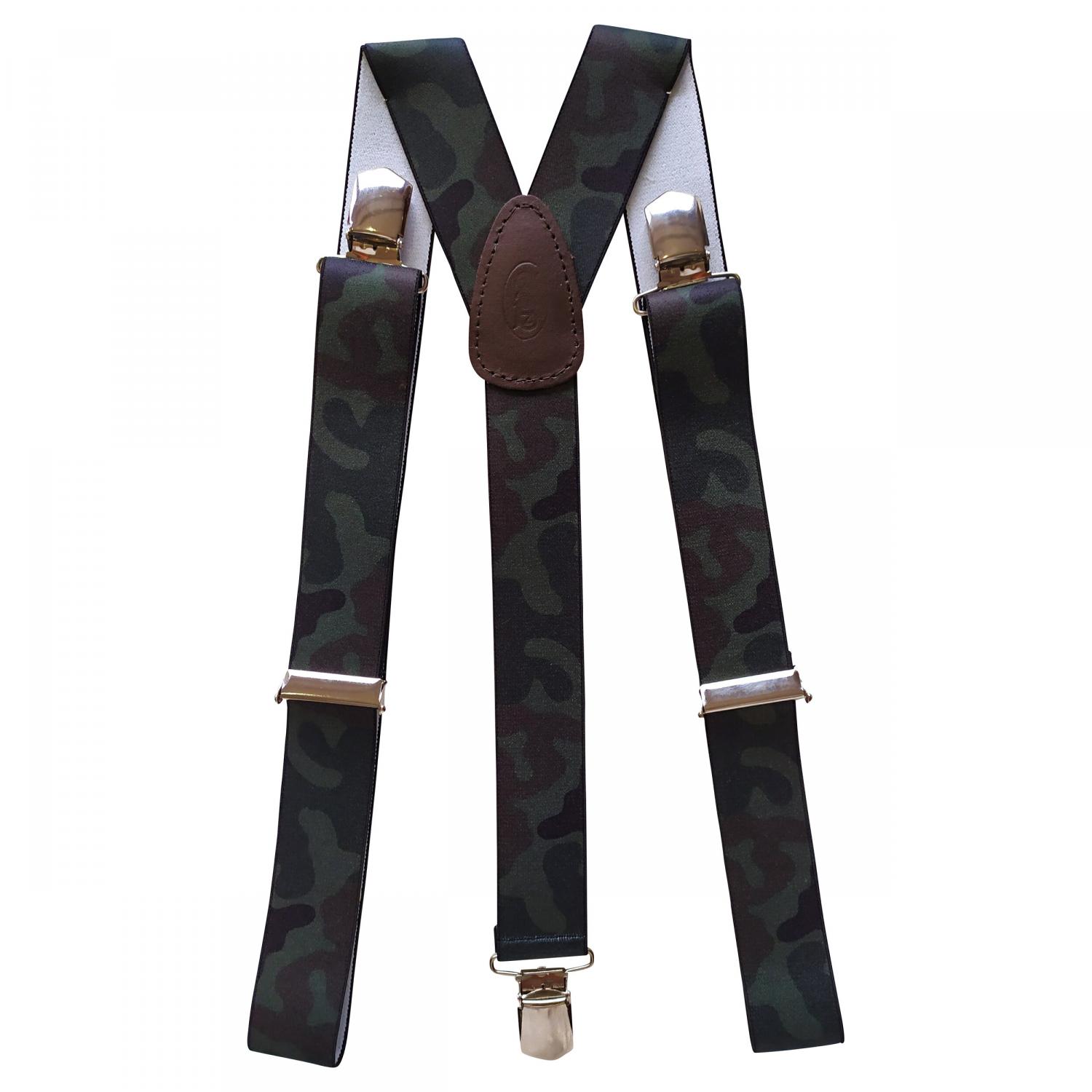  Clip-Hosenträger Unisex (Camouflage) 