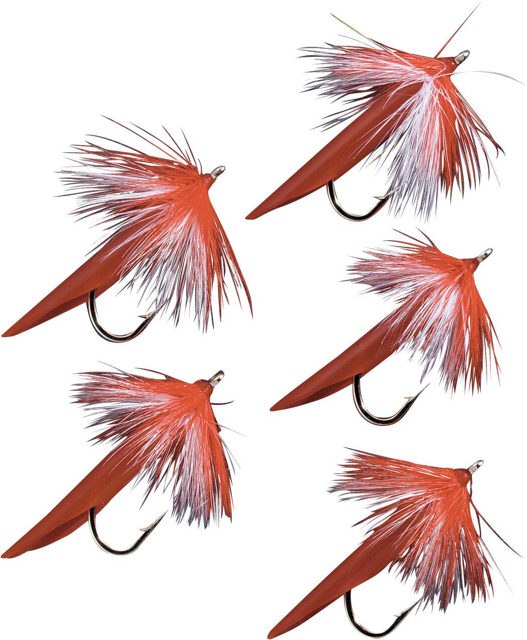  Standard Dorschfliegen (rot/weiß) 