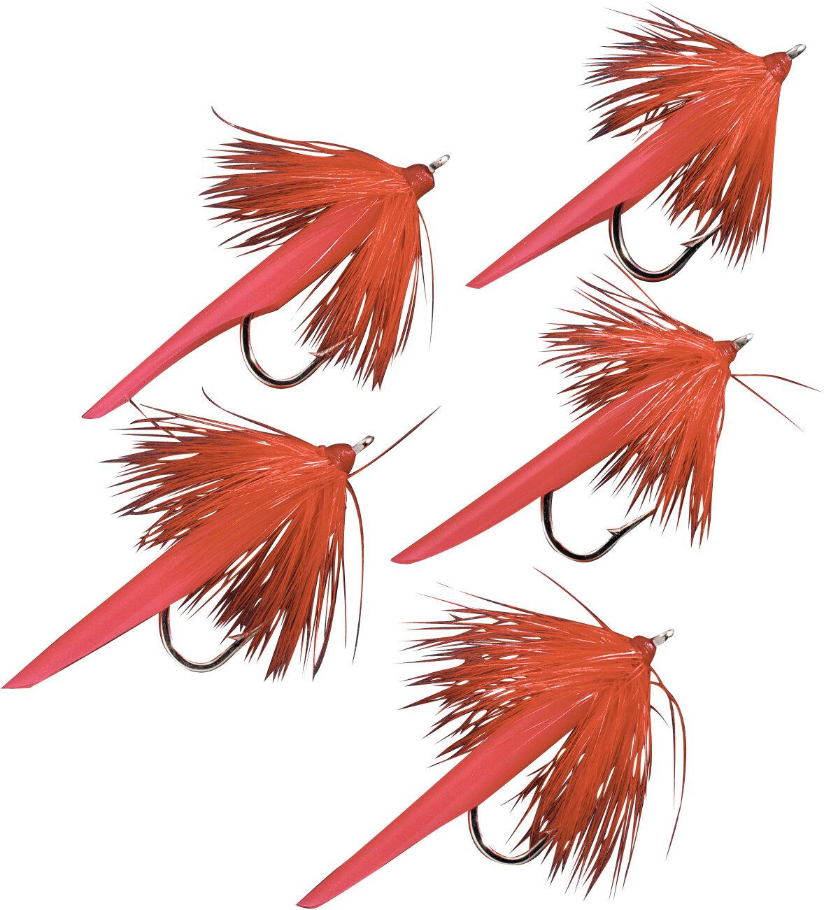 Standard Cod Flies (japanese red) 