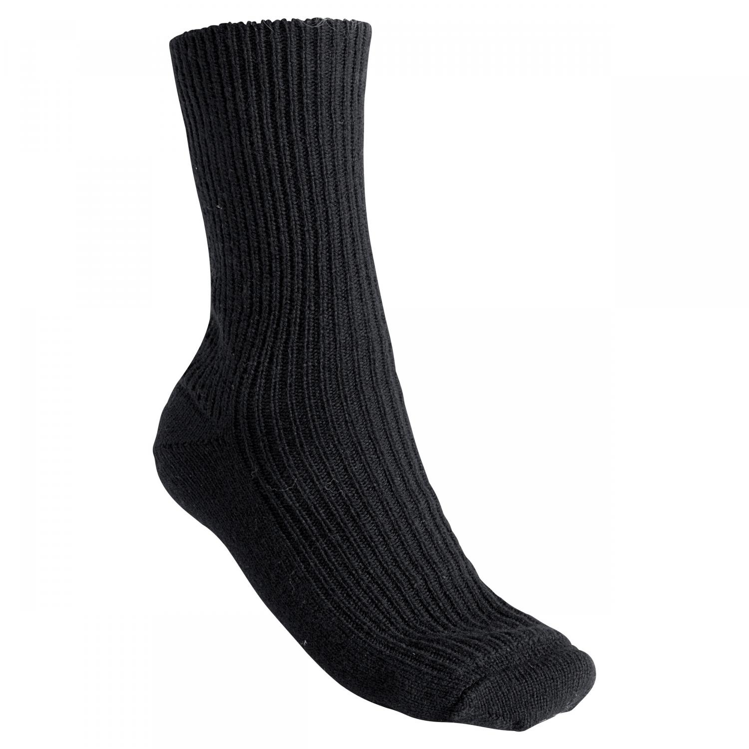  Nordpol-Wollsocken Unisex (Schwarz) 