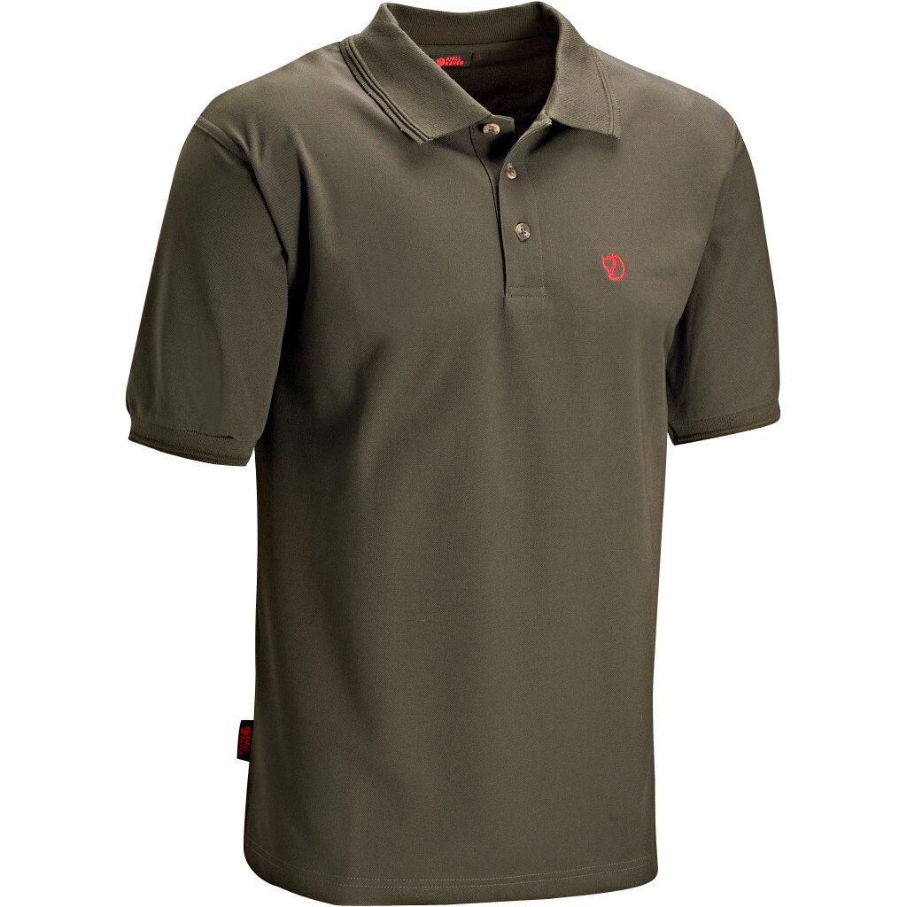  Övik Crowley Pique Shirt M Herren (Dark Olive) 