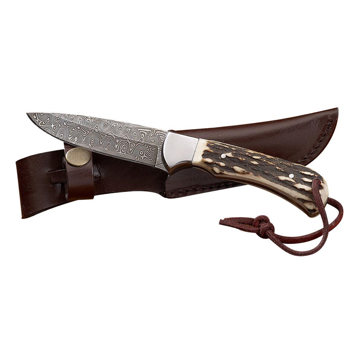  Gürtelmesser Rosendamast 