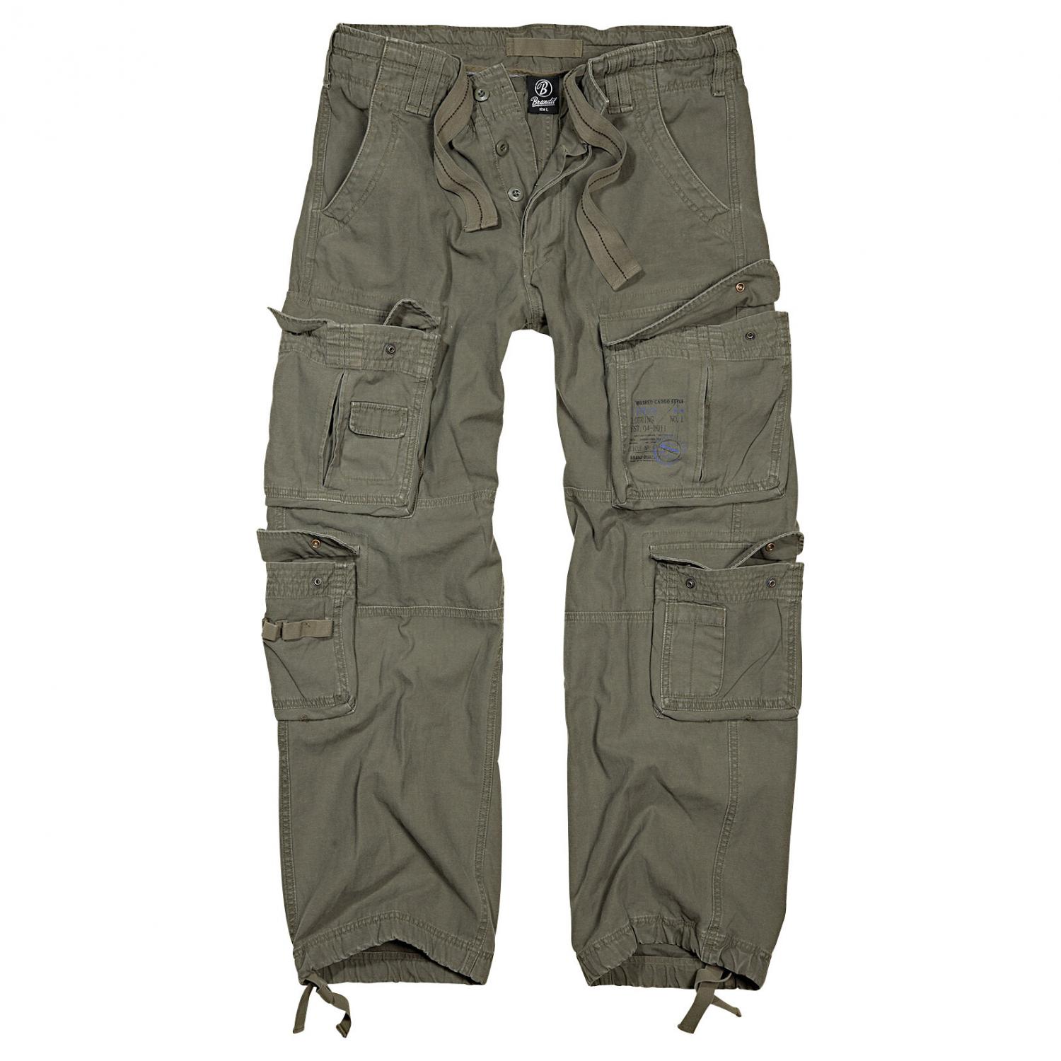 Brandit Pure Vintage Pants Herren (Olive) 